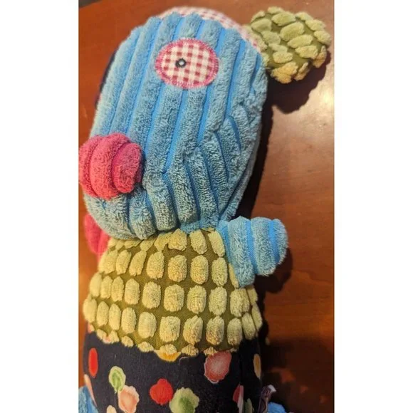 Ganz Matees Blue Green Floral Terry Cloth Pirate Plush Stuffed Toy 9" - Picture 3 of 9